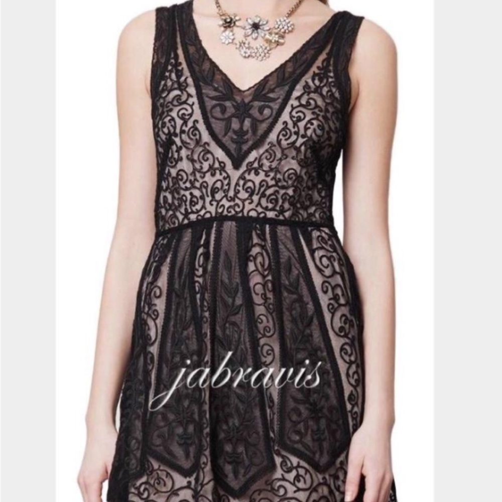 Barashi Lace Fit and Flare Dress from Anthropologie
